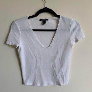 Cropped V-neck | Forever 21